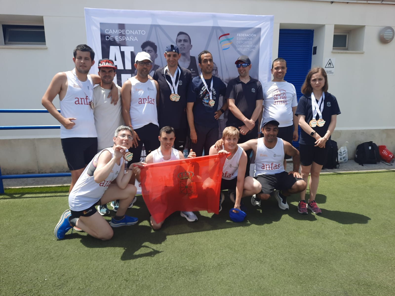 Nueve medallas navarras en el Campeonato de Espa&ntilde;a de Atletismo para Personas con Discapacidad Intelectual, celebrado en Chiclana